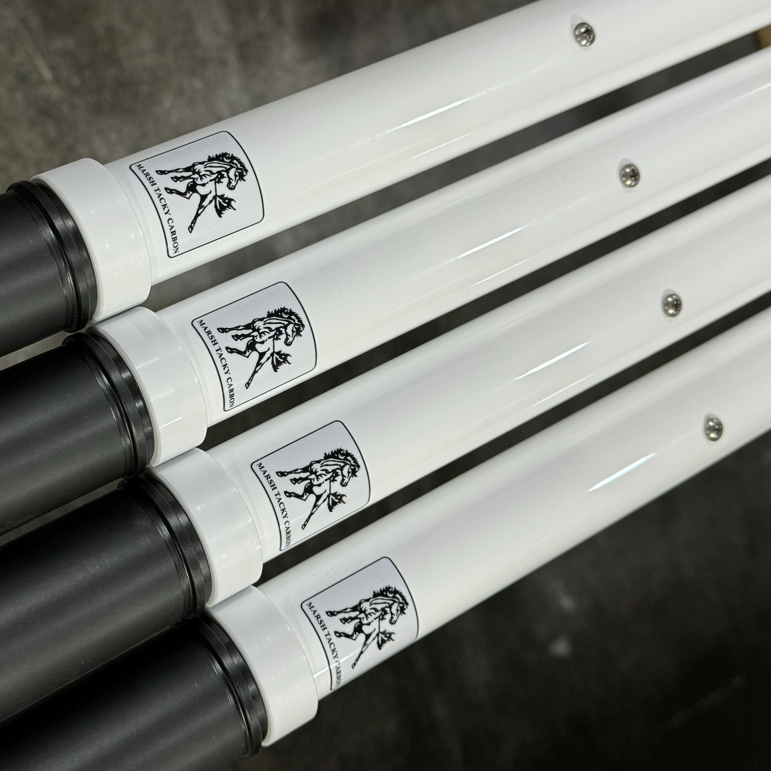 LT Series Light Titanium Internal Carbon Fiber Outriggers (18, 20 or 22ft  sets) - Marsh Tacky Carbon